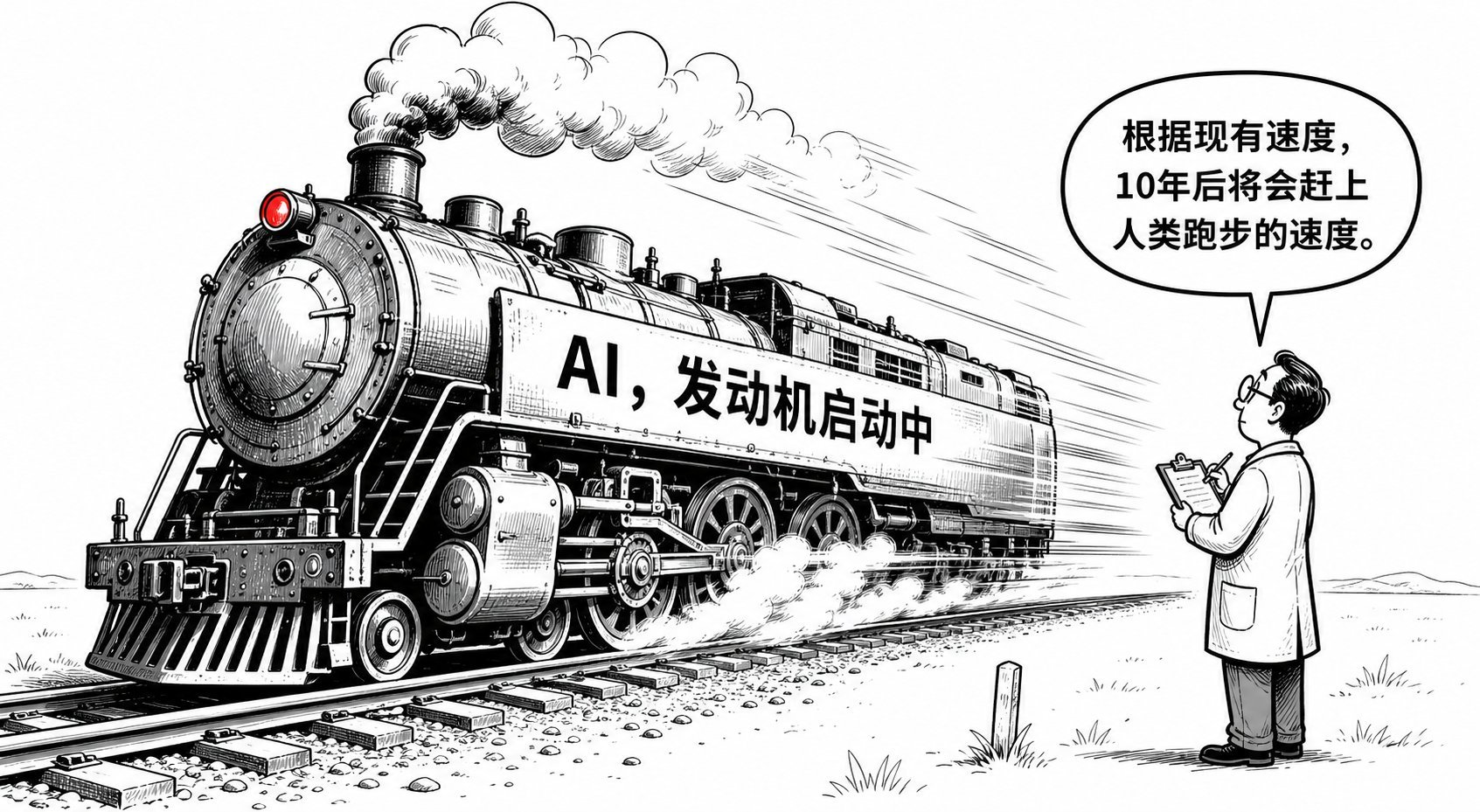 时间线翻转讽刺漫画